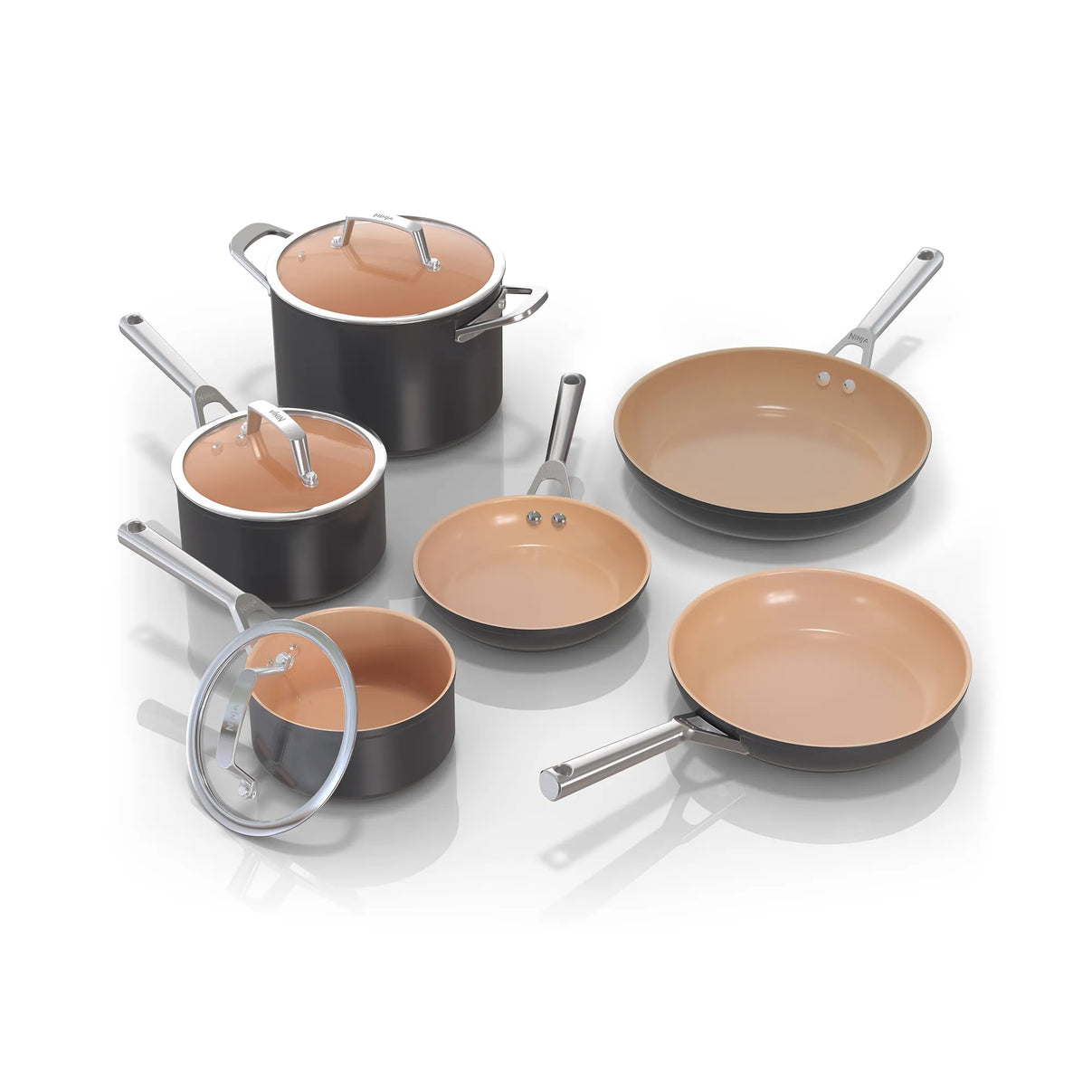 Ninja Extended Life™ Premium Ceramic 6-Piece Cookware Set